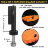 4pcs Mounting Pins for MaxTrax MKII Recovery/Traction Boards Lockable Safety Mounting Pins Theft-proof Safety Mounting Pins Set