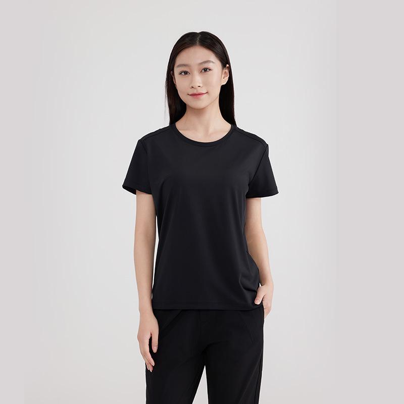 

Мужская и женская быстросохнущая футболка из ледяного шелка: Дышащий, Прохладный, С коротким рукавом для занятий спортом на открытом воздухе с возможностью нанесения логотипа на заказ L