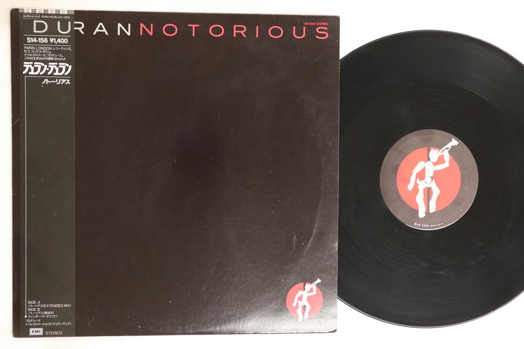12inch Record DURAN DURAN - Notorious (Extended Mix)(45 Mix) /  S14156 EMI 1986 Japan Obi Rock Used