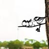 Unique Garden Ground Plugs - Metal Iron Elf and Bird Feeder. Decorative Bugs and Animals for Garden, Wall Art, and Stickers