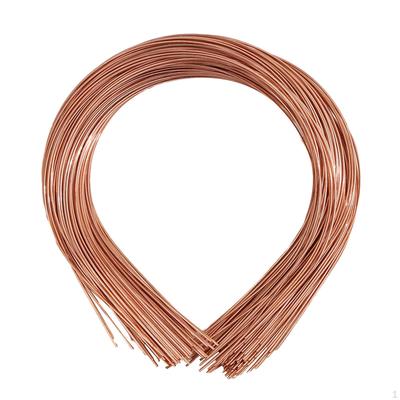 50 Bulk Pack 1.2 Mm Thin Width White Plain Dur Metal Bands Men Wire Bangs of Lukered Hair