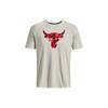 Project Rock Brahma Bull Short Sleeve T-shirt 'Beige Black' Men's 1361733-130