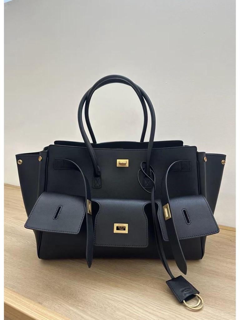 Brand New Bel Air Cowhide Tote Bag: Large Capacity Shoulder & Handbag, Unisex Casual Style