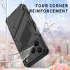 Shockproof Armor Stand Case For iPhone 17 Pro Max Coque iPhone 16 15 14 13 Pro Max Hybrid TPU+PC Hidden Phone Holder Cover