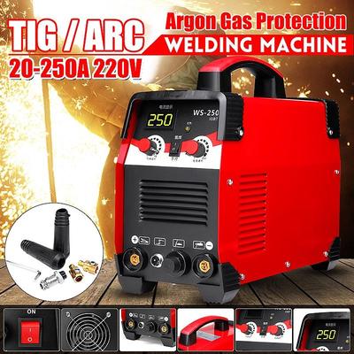 Saldatrice Elettrica Portatile Mini 20-250A TIG/ARC Macchina per Saldatura Elettrica Inverter IGBT Per Lavori di Saldatura 220V 2IN1
