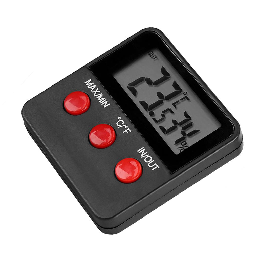 Digital LCD Thermometer Hygrometer Temp Humidity Monitor Meter for Egg Incubator Pet Keeping