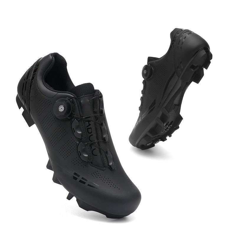 Unisex Road & Mountain Bike Cycling Shoes with Lock-Free Flat Bottom