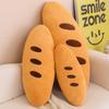 Non-Toxic Cute Bread Shaped Plush Toys Long Pillow Stuffed Soft Cushion Sleeping Dolls Food Theme Christmas Gift Ideas