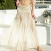 Chic European & American Style Tie-Up Bikini with Gauze Skirt