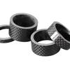 4 Peças Espaçadores de Headset de Fibra de Carbono 5/10/15/20mm de Espessura para Guidão de Bicicleta de 28,6mm