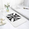 Personalized West Coast Iron Cross Choppers Carpet Bathroom Anti-slip Mat Door Mat Entrance Door Mat Scratch-resistant Door Mat