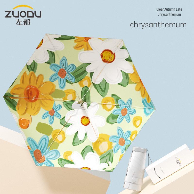 

ZUODU ZD146 Ultra-Compact UV Protection Card Umbrella