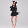 Dog Costume Accessory Set - Headband, Nose, Tie, Tail, Gloves, Skirt