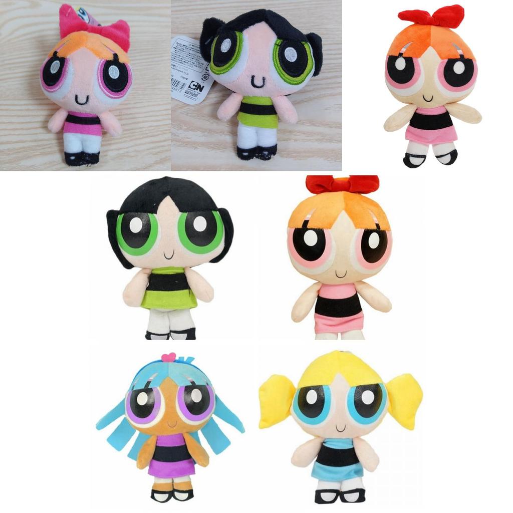 Plush Powerpuff Girls Dolls Colorful 20cm Cartoon Stuffed Toys For Teens**