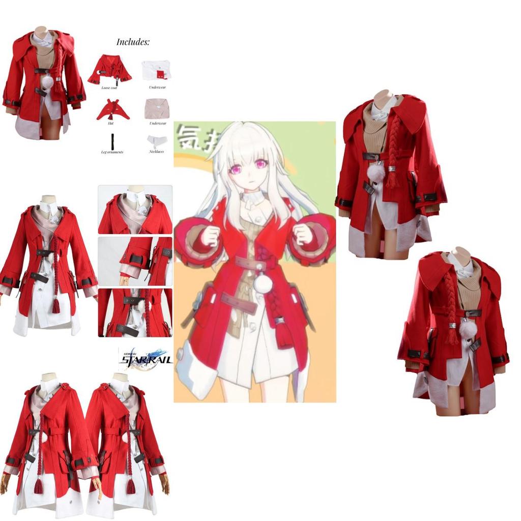 Original Style Snow Knit Fabric Huake Kelala Tasha Cosplay Full Costume Set