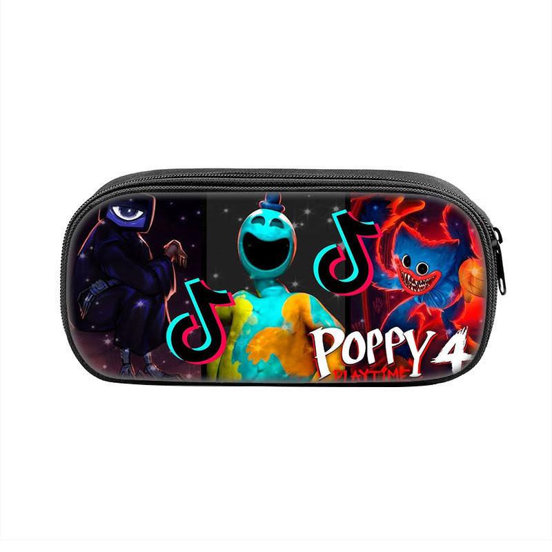 Poppy Playtime Herní postavy Potisk Jednovrstvá taška na uložení psacích potřeb Pro studenty a teenagery