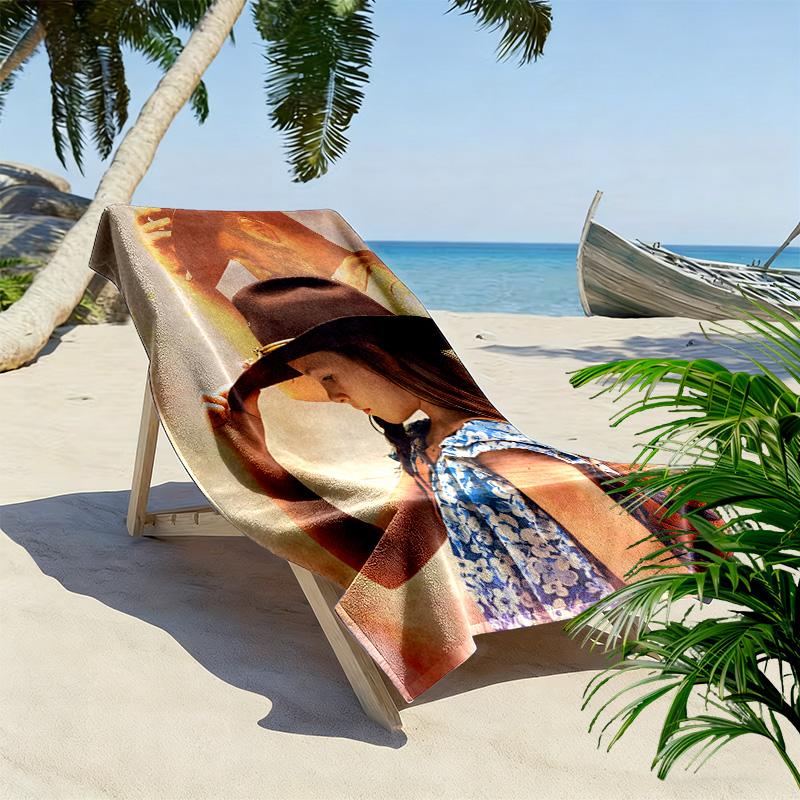 The Walking Dead Print Beach Towel, Large Soft Quick Dry Towel for Beach Camping Swimming