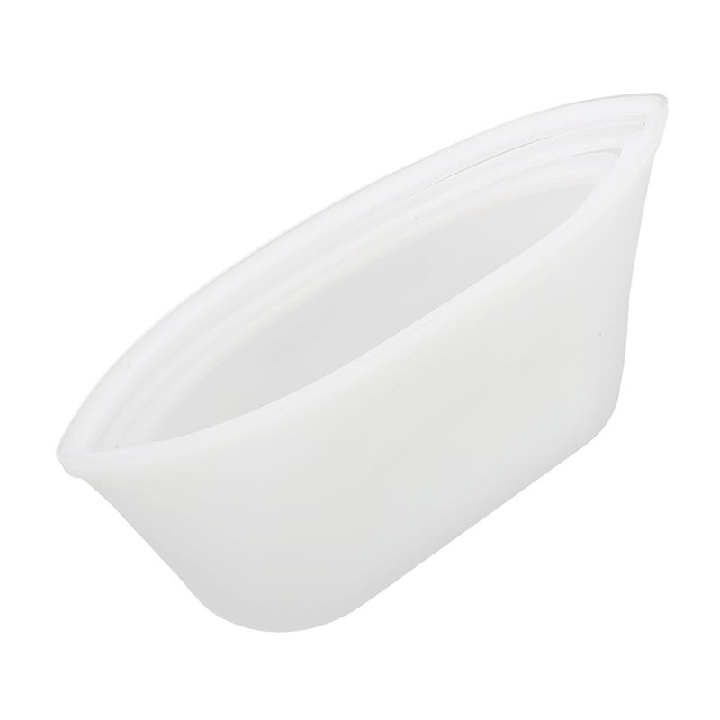 3 Pcs/set Silicone Crisper Food Storage Containers Refrigerator Freezer Storage Bags Reusable Self Sealing Pouch