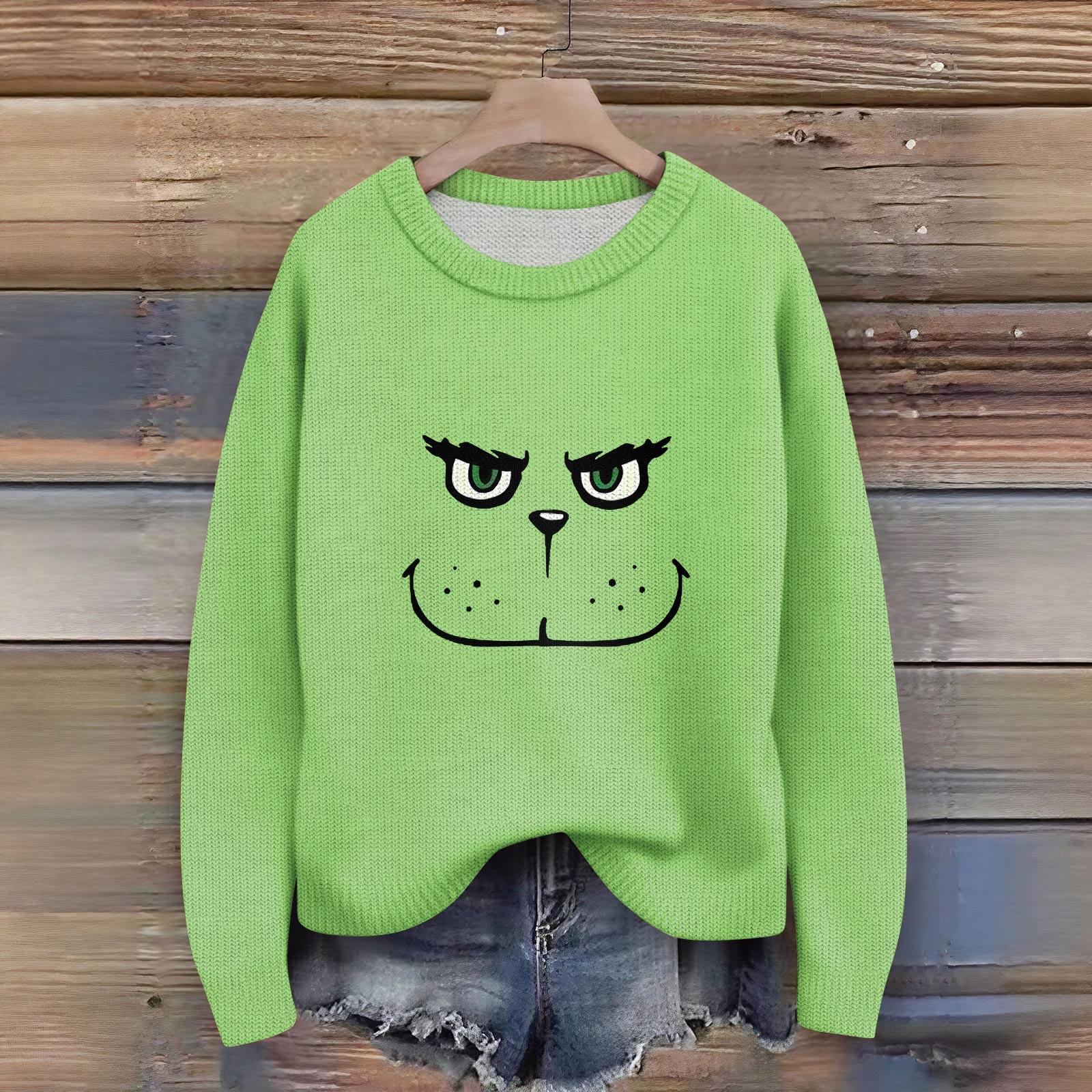 

Женский модный повседневный пуловер с длинным рукавом и вырезом горловины XL