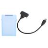 Hard Disk Adapter Cable 2.5in SATA USB3.0 HDD SSD Conversion Cord with Protection BoxBlue
