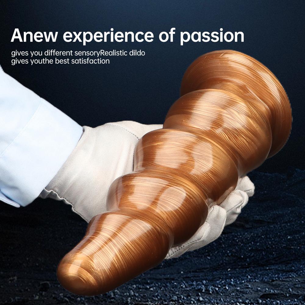 Gemischte Farbe PVC Dildo Buttplug Analmasturbatoren Sexspielzeug Realistischer Penis Strap-on Schwanz Fisting