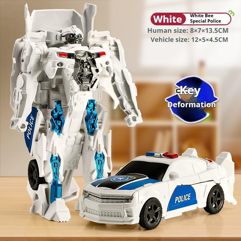 Nový Transformation Car Anime Robot Model Jednokrokový Deformačný Robot Hračka Detská Skladačka Hračka Deformačné Auto Akčná Figúrka Model