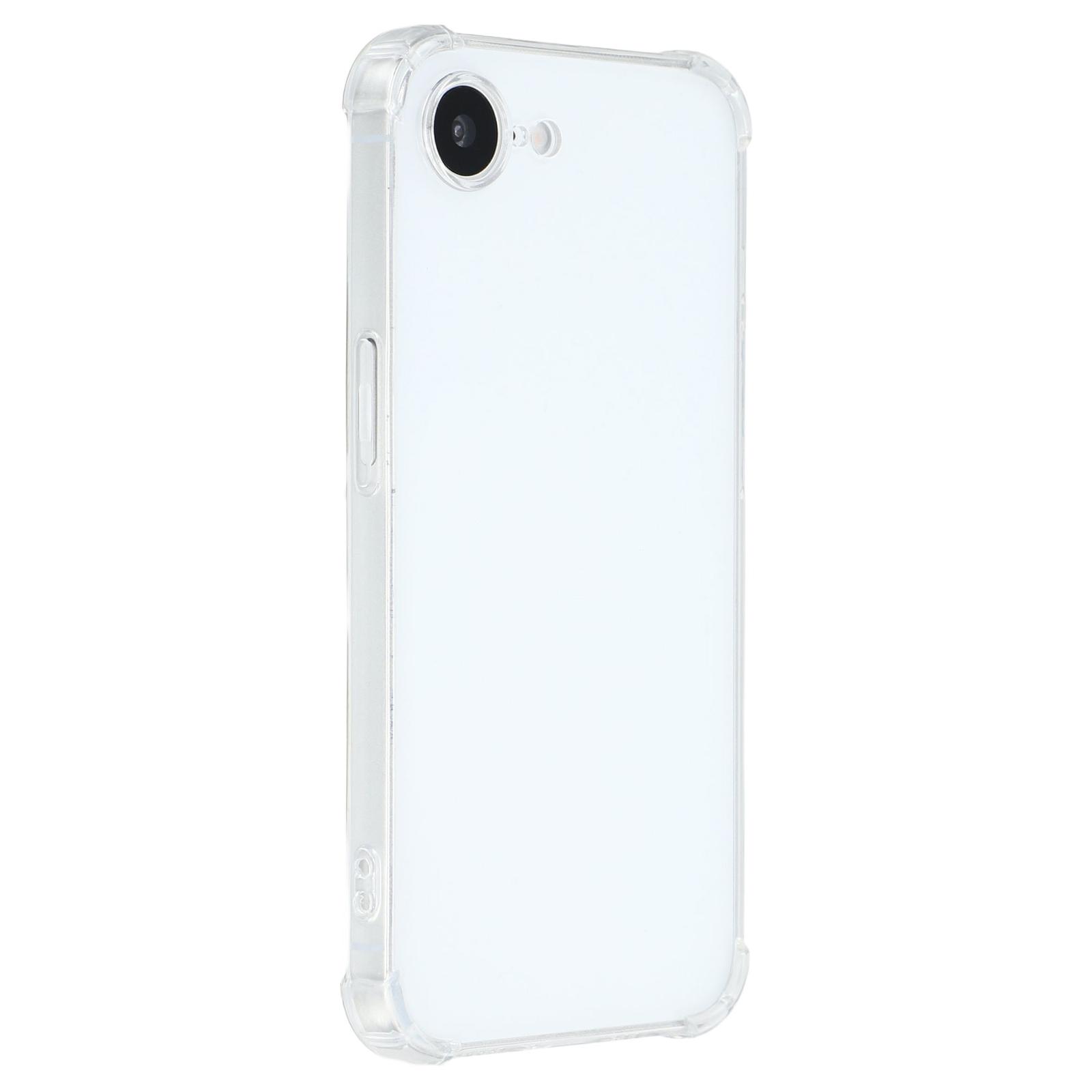 

For iPhone 16e Phone Case Reinforced Four Corner Anti-Drop Clear TPU Cover Type A