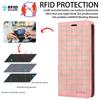 For Vivo V50 5G Case Magnetic Closure RFID Blocking Wallet Stand Leather Phone Cover