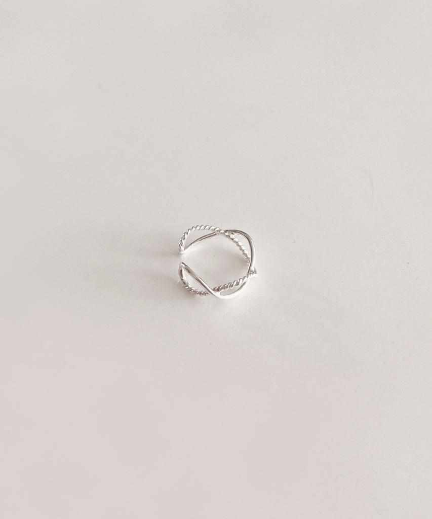 Code.H (Silver 925) Wave Toe Ring