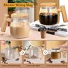 400ml Self Stirring Coffee Cup Electric Stirring Mug Self Mixing Mug Glass Waterproof Automatic Electric Protein Powder Mix Cups