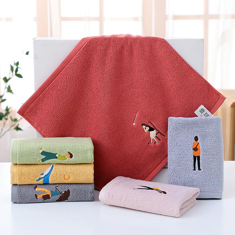 Pure Cotton Square Towel, Pure Cotton Soft and Skin Friendly Baby Hand Towel, Face Towel, All Cotton