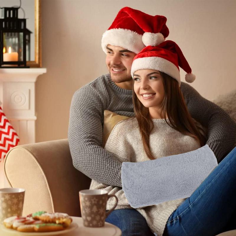 Faux Muff For Women Winter Warm Arm And Hand Warmer Ry Plush Muffler Luxurious Faux Rabbit Mittens Hand Warmer Gloves