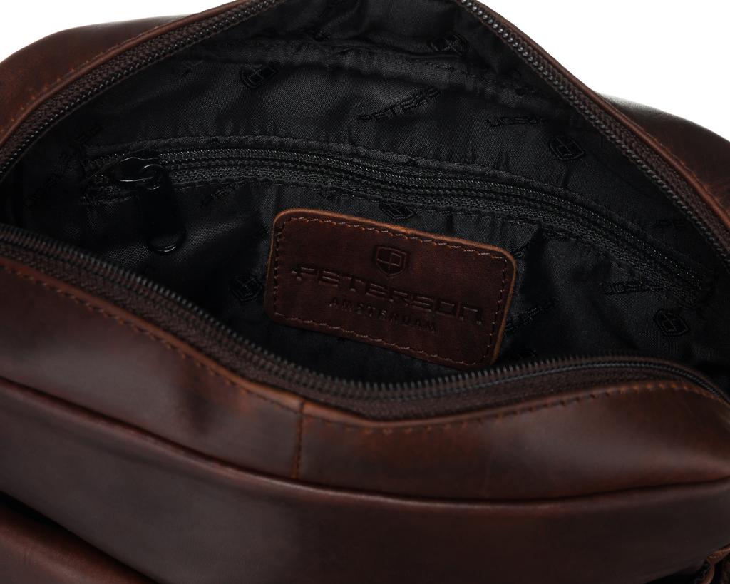 PTN 719-OPU-4734 Braune Ledertasche