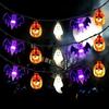 LED Halloween Decorative String Lights: Pumpkin, Ghost, Eye & Skull Battery Lights