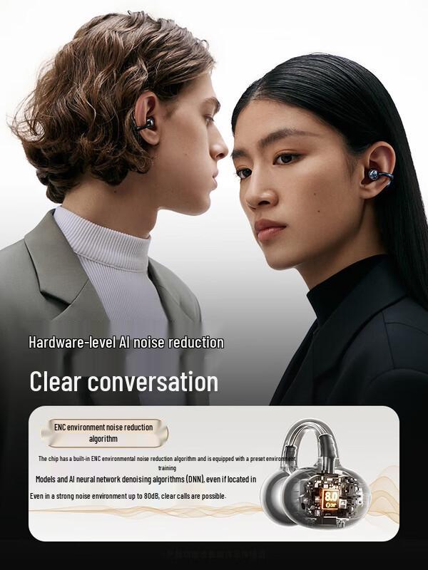 SANAG S8S AI Translation Open-Ear Bluetooth Headset