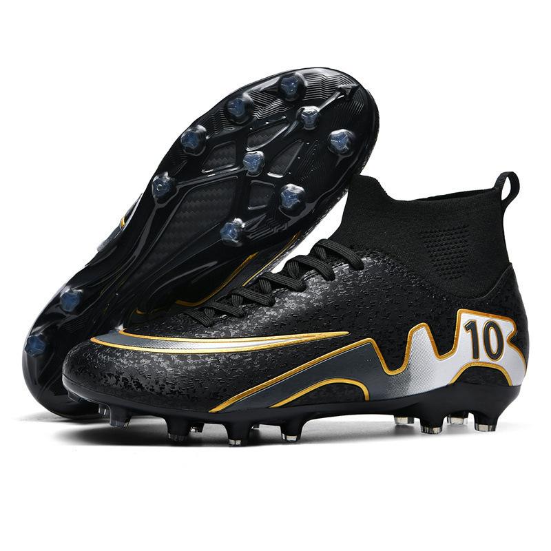 

20252499 new high-top children s football shoes AG spikes competition training sports shoes football men 46
