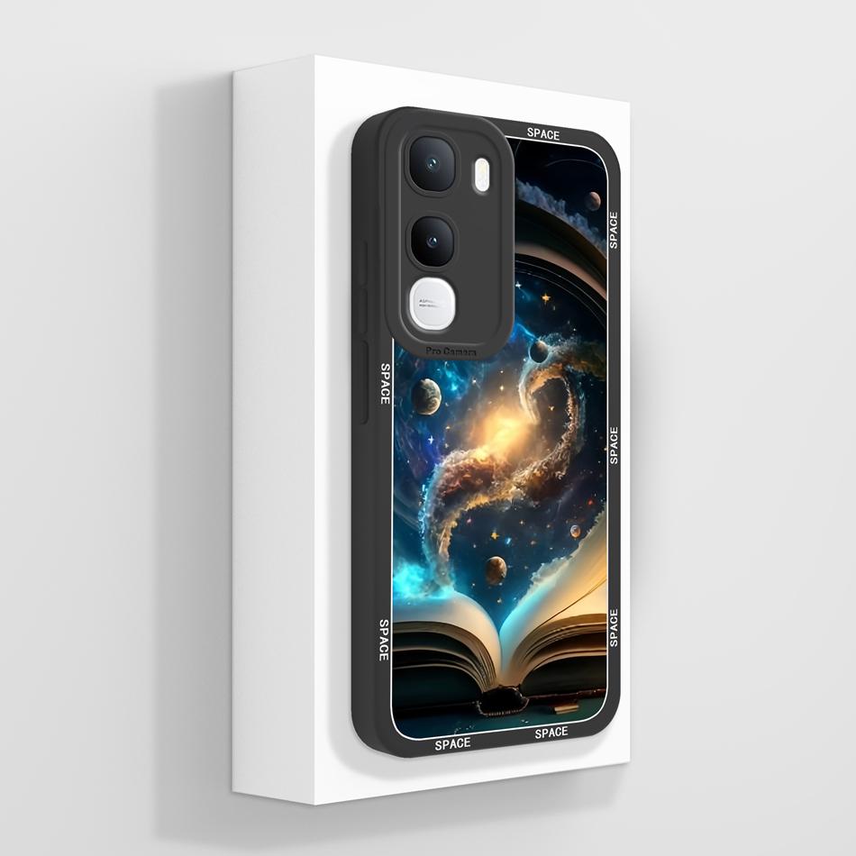 

For Vivo Y400 Pro Case Cute Candy Painted Soft Liquid Silicone Shockproof Back Cover For Vivo Y 400 Full Coverage Phone Housing vivo Y400 Pro