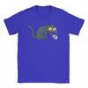 Cat with Hairball T Shirt for Unisex WoUnisex Pure Cotton Novelty TShirts O Neck Itchy And Scratchy Show Tees Short Sleeve Top Summer