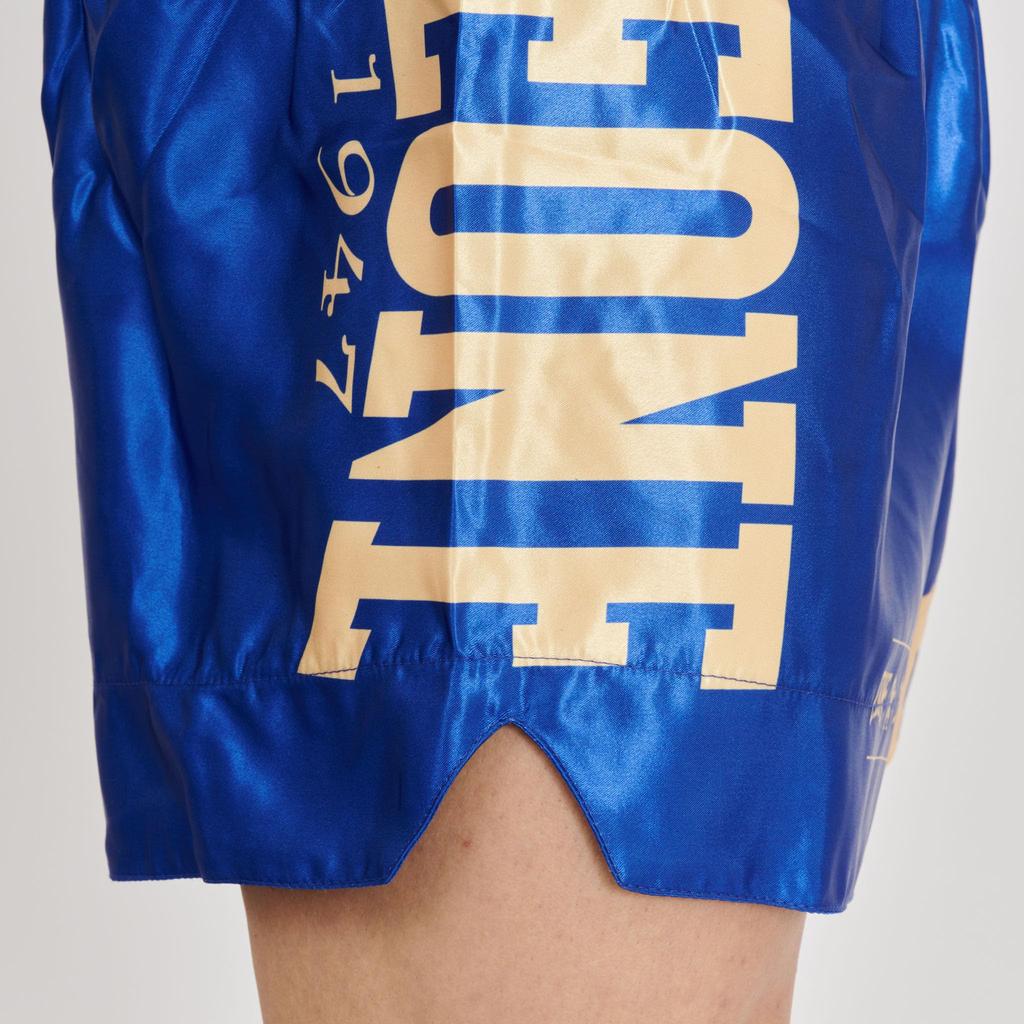 Leone 1947 DNA Shorts Muay Thai Kickboxing Shorts, Blue/Gold