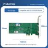 PERCKO Intel 82575 PCIe X1 Quad-Port Gigabit Ethernet Network Card
