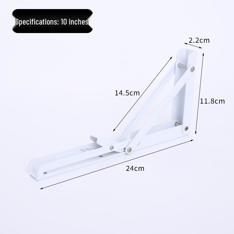 Thickened Stainless Steel Foldable Triangle Shelf Bracket for Wall Support