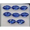8 PCS Natural Blue Sapphire 4-6 Ct Marquise 7x5 mm Loose Gemstone Lot CERTIFIED MULTTIQ124