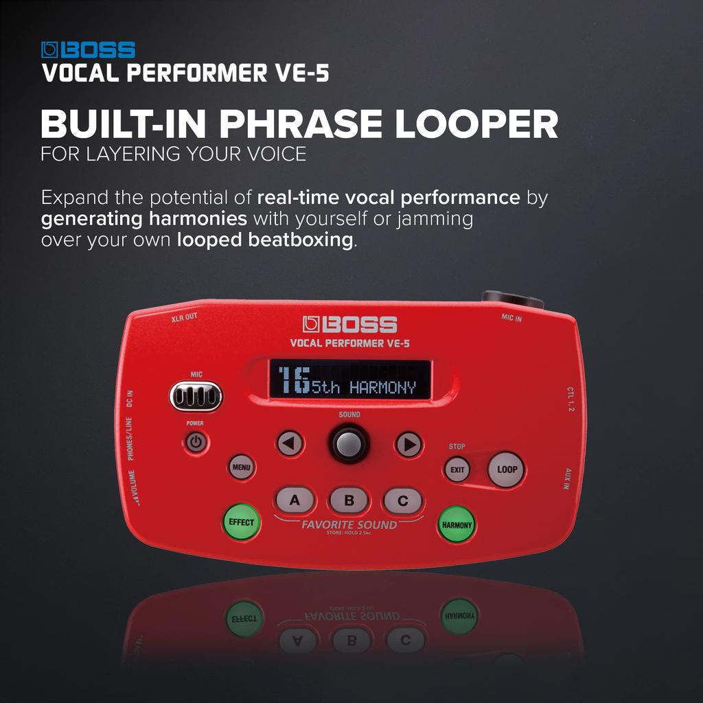 BOSS Vocal Performer VE-5-RD