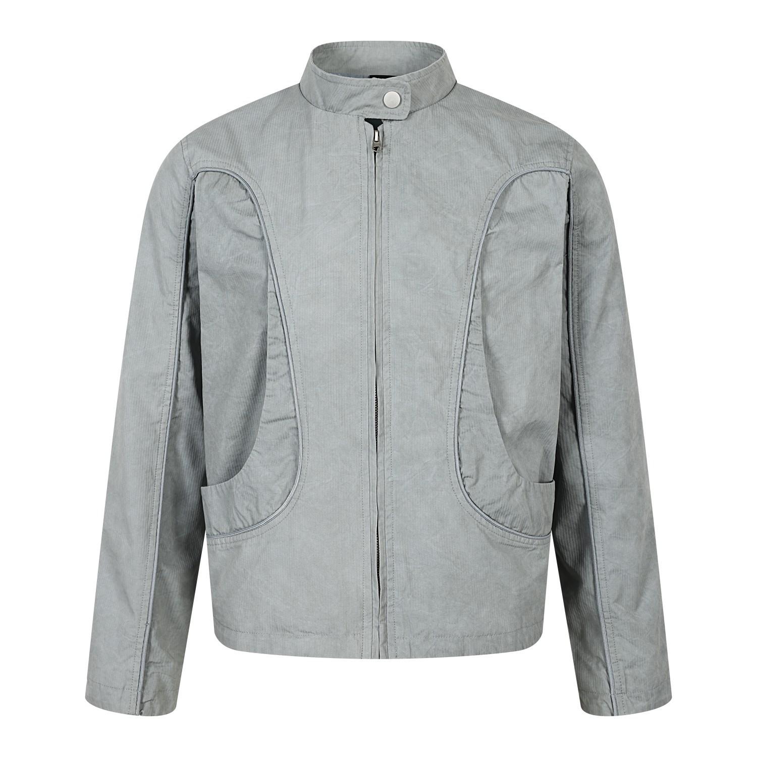 American street wash tooling jacket retro functional wind deconstruction Harrington jacket men S мятный зеленый