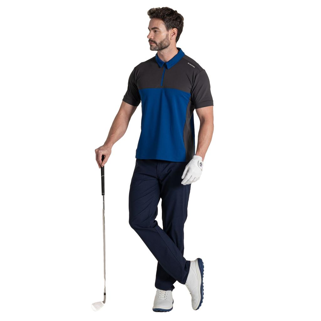 CRAGHOPPERS Mens Avro Nosilife Short-Sleeved Golf Polo Shirt