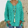 2026 Autumn Winter Pure Color Cable Knit Hoodie - European/American Bestseller