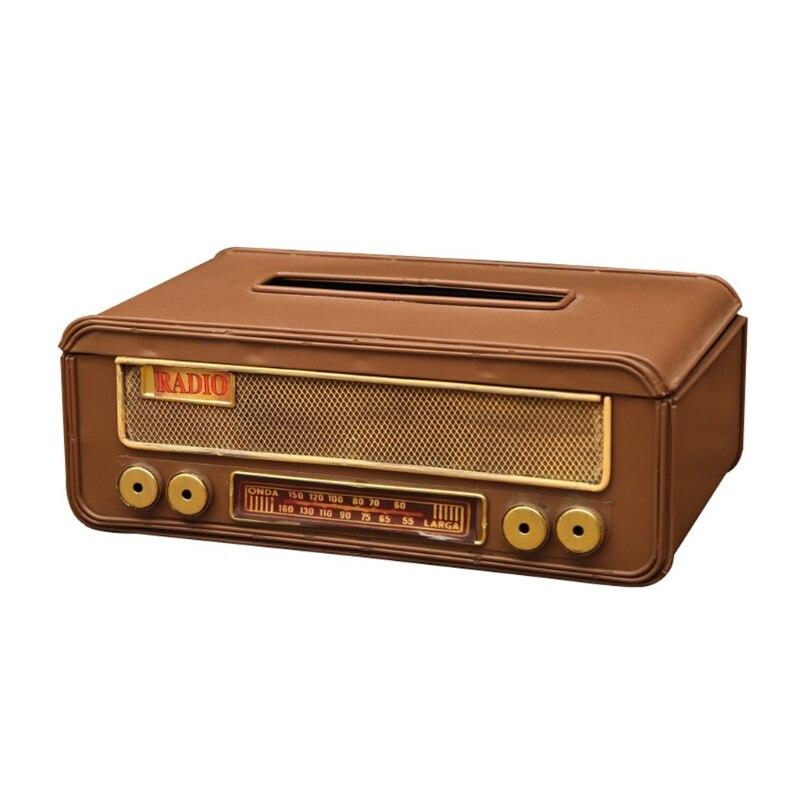 

Retro towel box, kitchen towel box, retro rectangular toilet paper towel box;