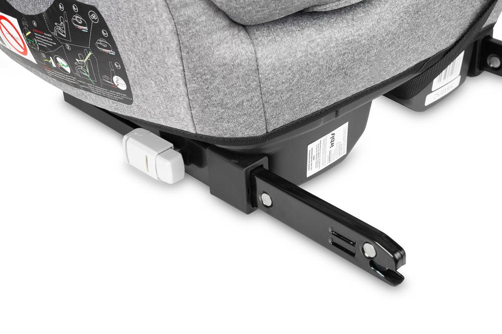 Fotelik Irbis I-Size Grey Melange (125-150)