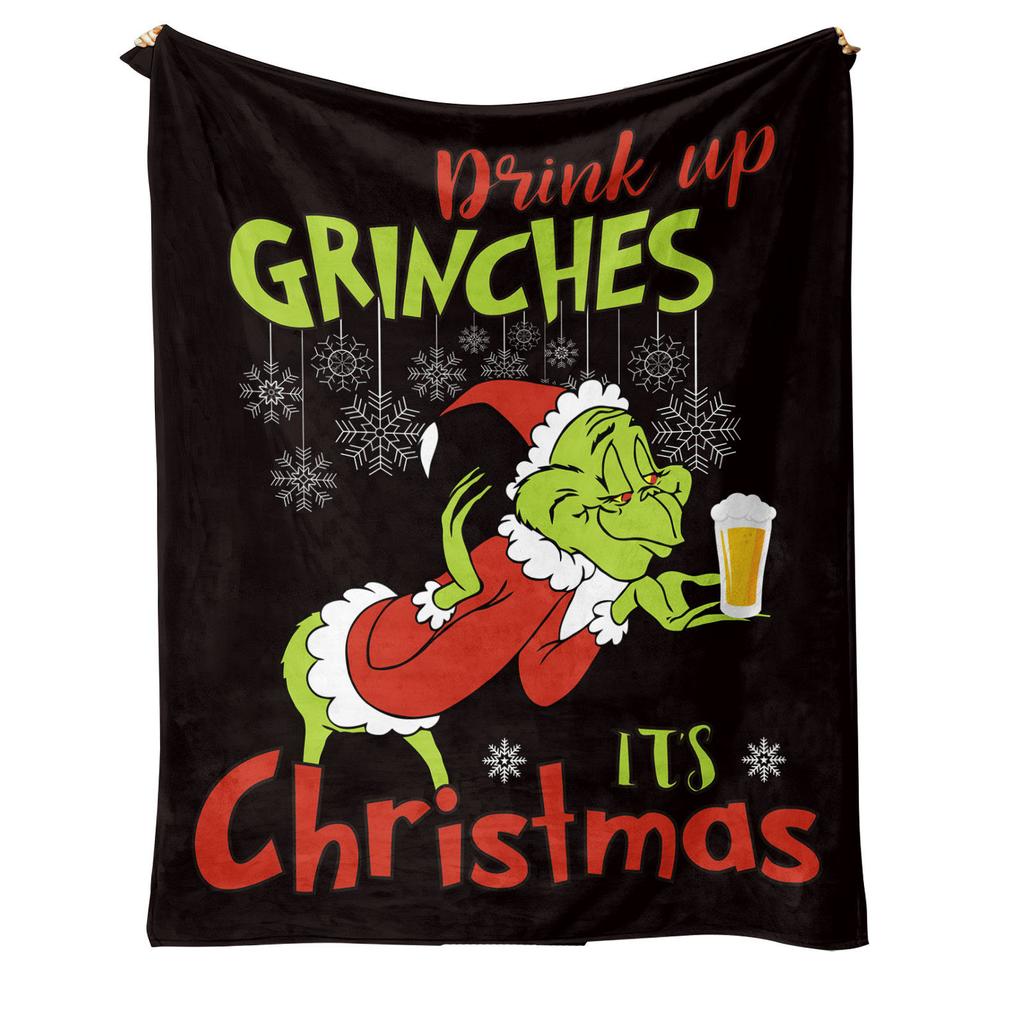 Flannel Blanket Christmas Personalized Blanket Digital Print Blanket