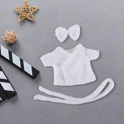 Schleifen-Pyjama-Set Puppenkleidung Mode für Kinder Zubehör Kleidung Kostüme DIY